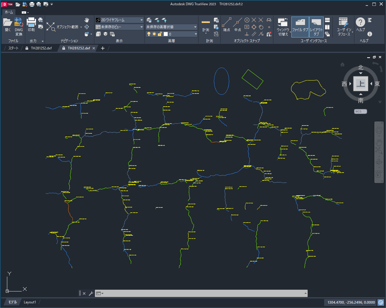 CAD（DXF）出力（差し替え）